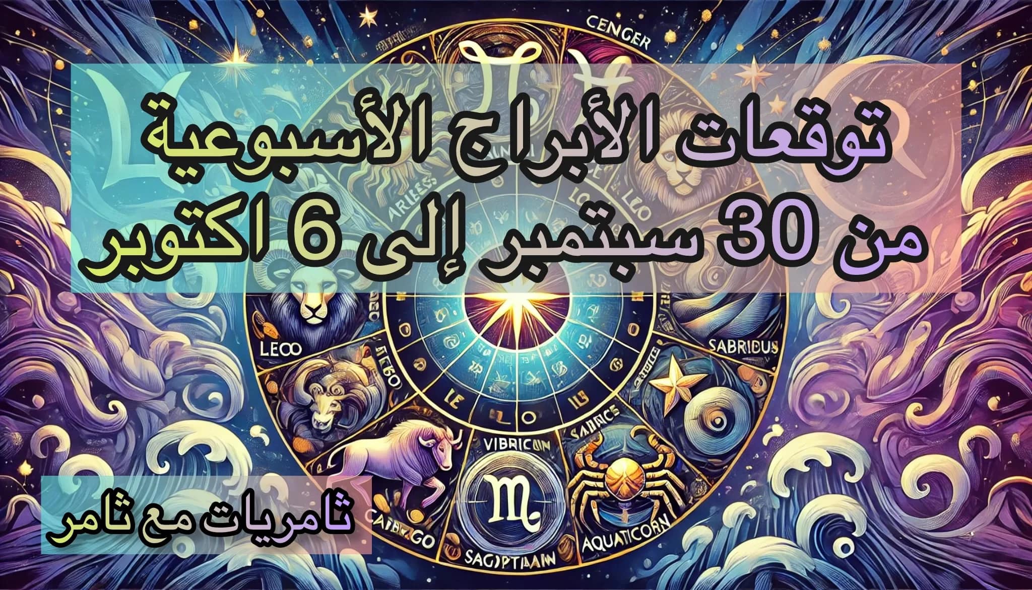 توقعات الأبراج الأسبوعية 15 إلى 21 اكتوبر