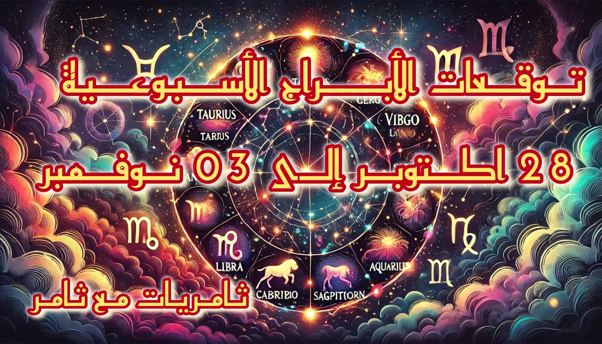 توقعات الأبراج الأسبوعية 28 اكتوبر إلى 03 نوفمبر