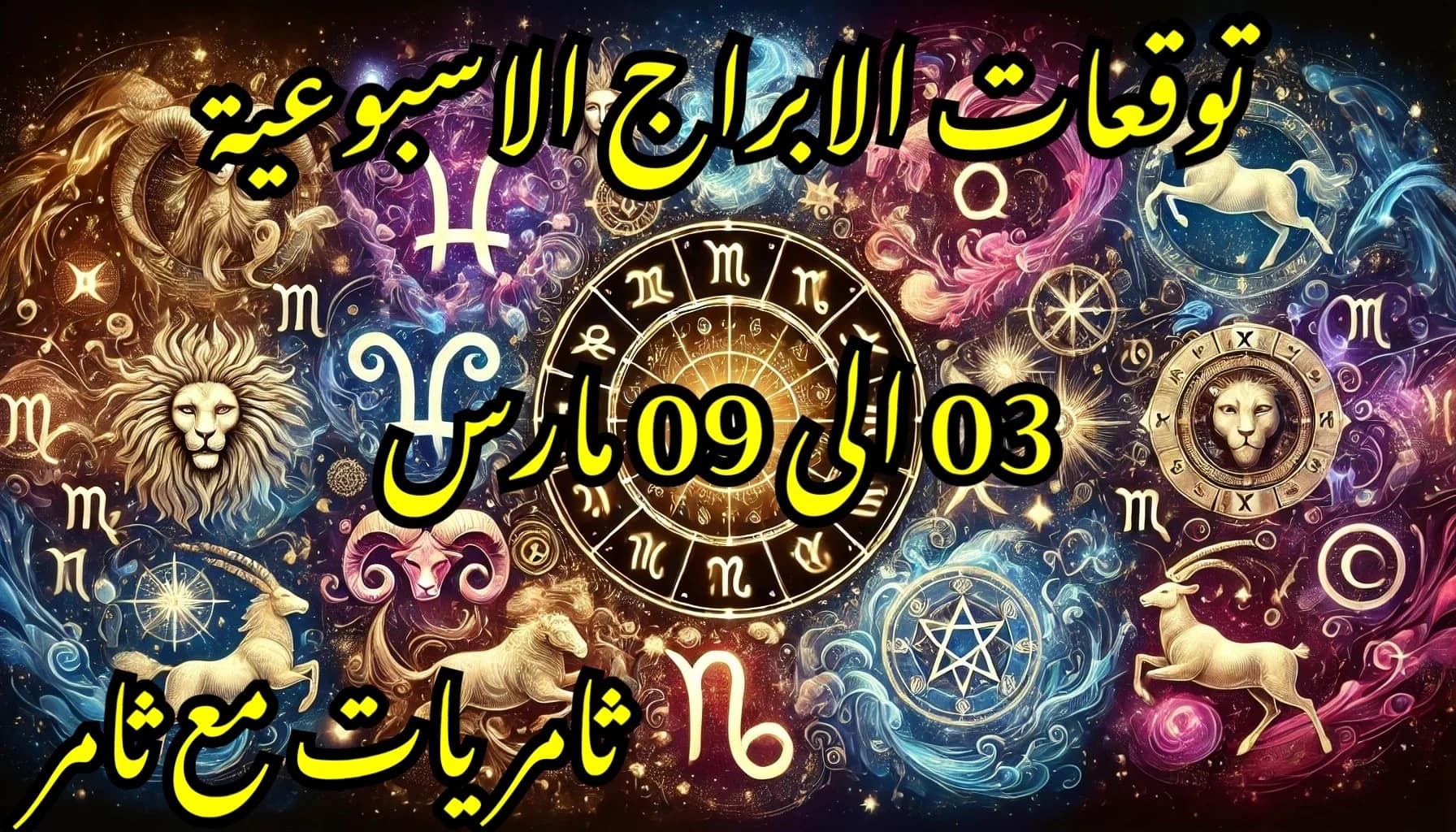 توقعات الابراج الأسبوعية 03 إلى 09 مارس