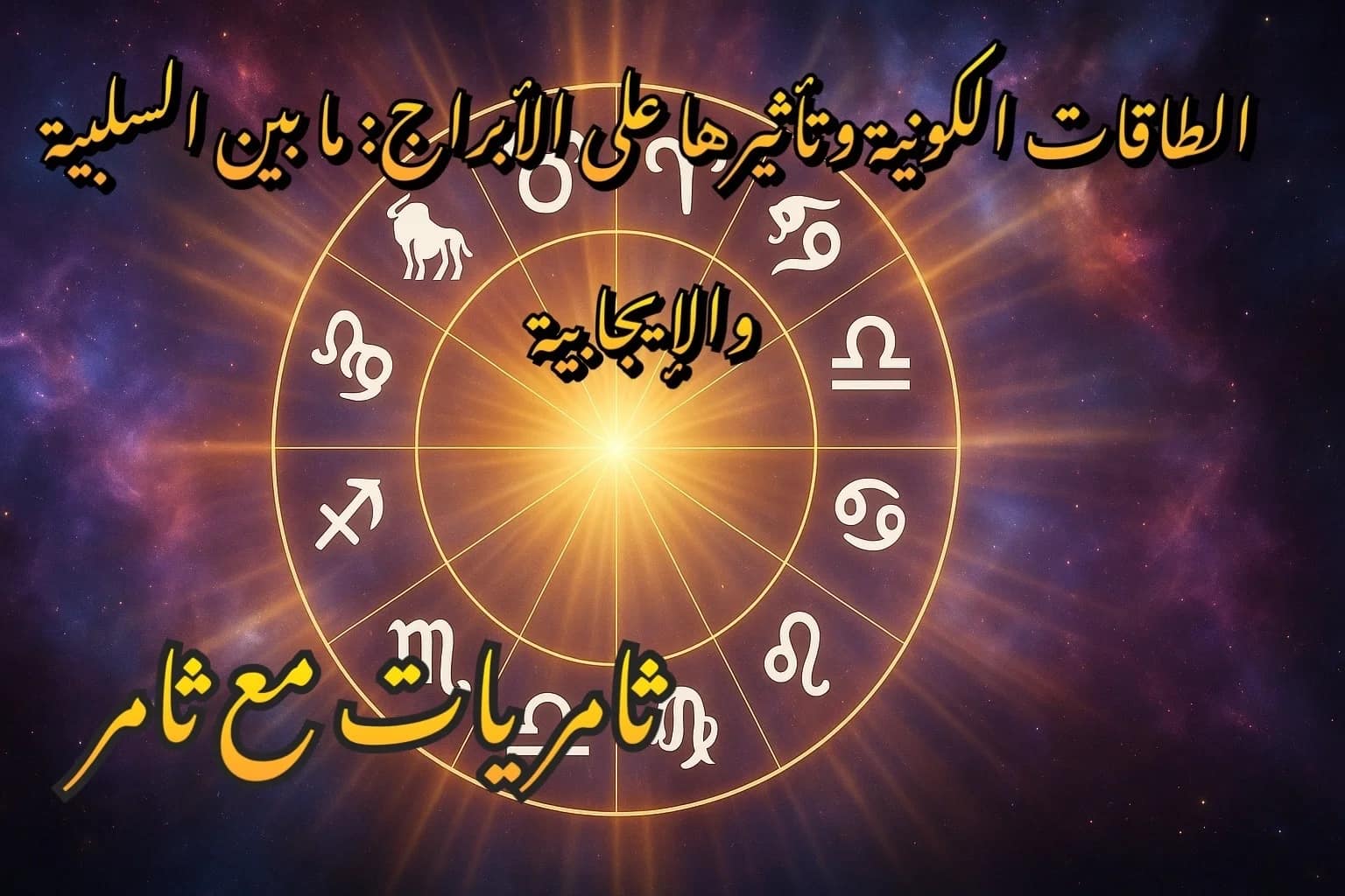 الطاقات الكونية وتأثيرها على الأبراج: ما بين السلبية والإيجابية