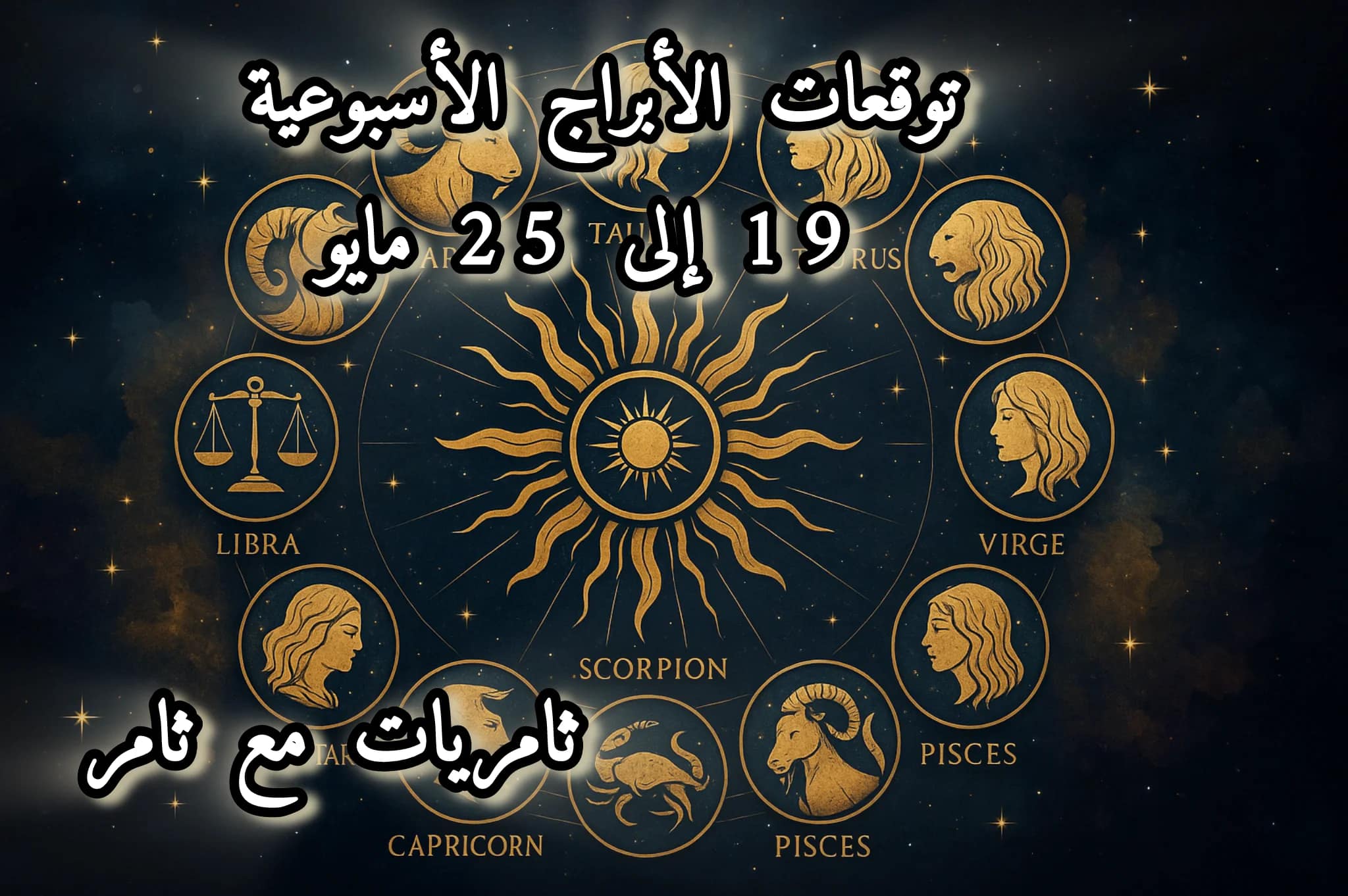 توقعات الأبراج الأسبوعية 19 إلى 25 مايو