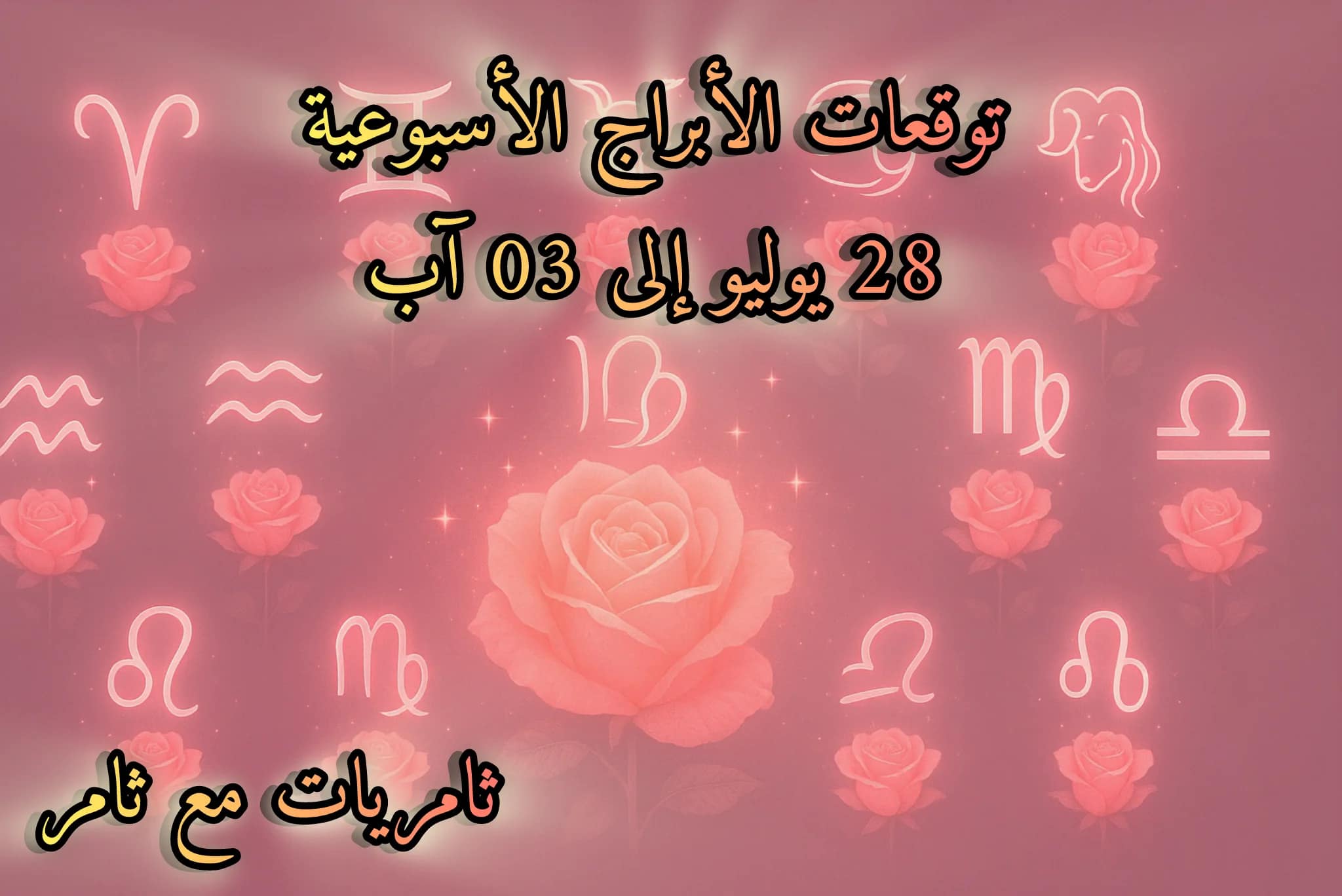 توقعات الأبراج الأسبوعية 28 يوليو إلى 3 آب