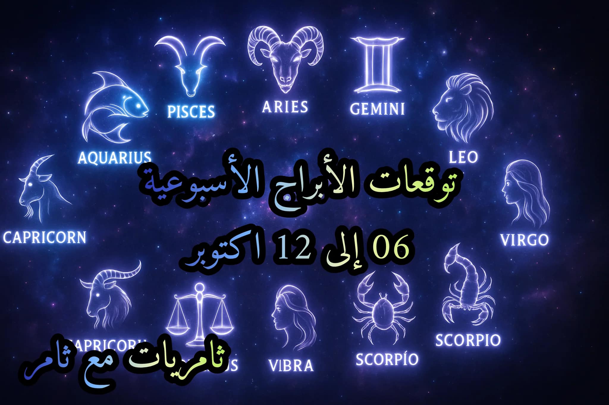 توقعات الأبراج الأسبوعية 06 إلى 12 أكتوبر